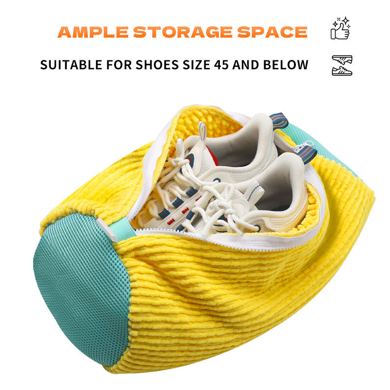 1PCS Washing Shoes Bag Cotton Laundry Fluffy Fibers Easily Remove Dirt Washing Bags Anti-Deformation Shoes Clothes Organizer Shopylife