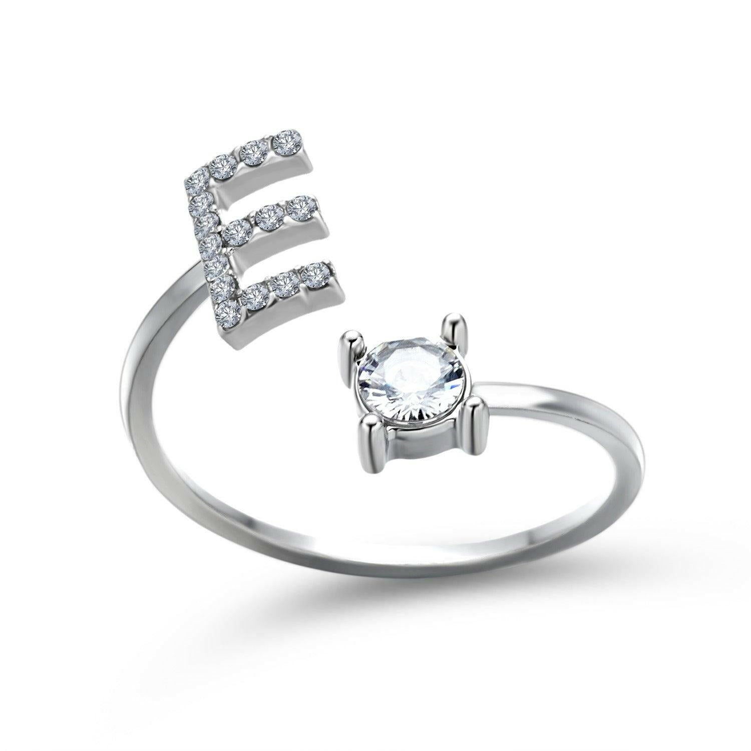 Sleek Letter Ring - Shopylife