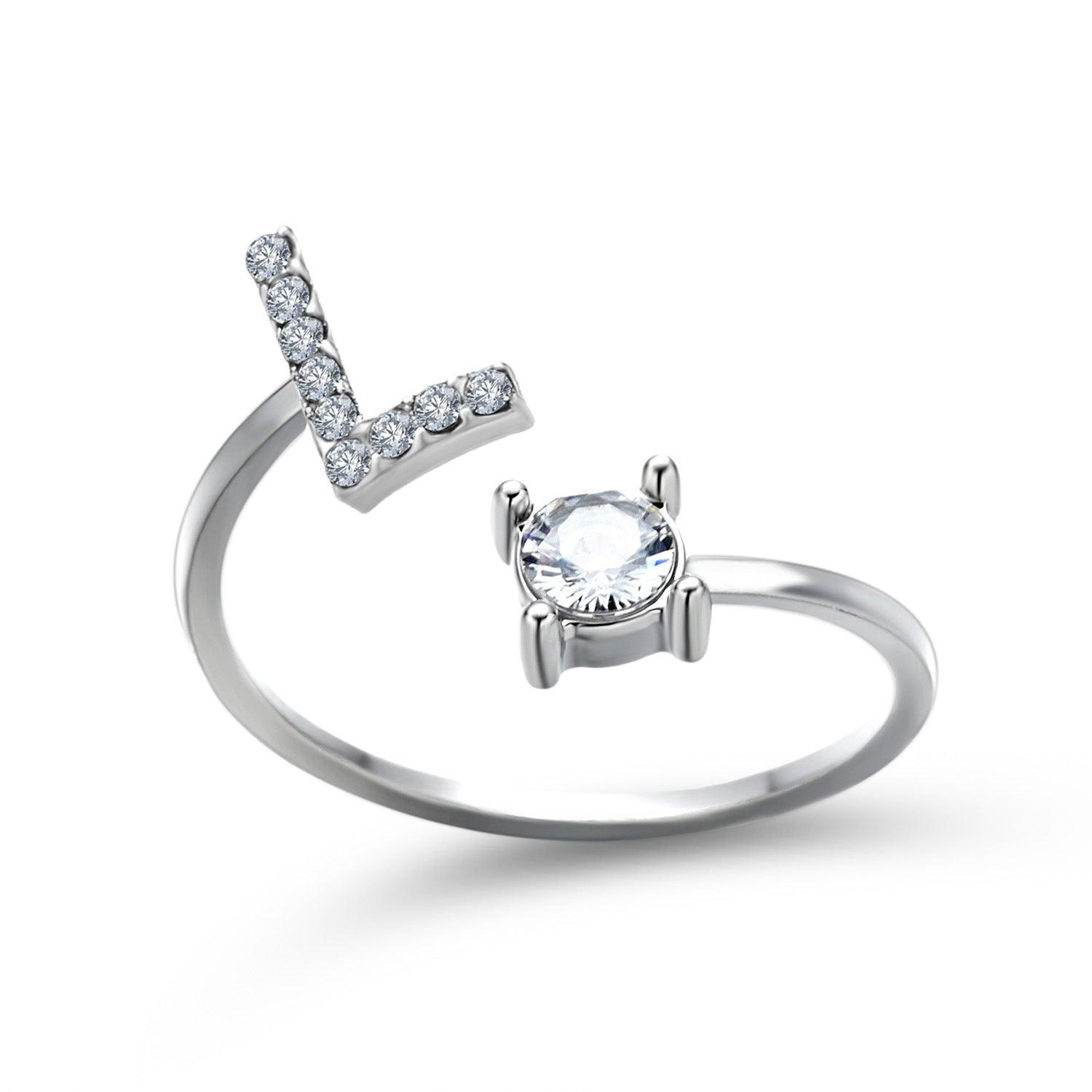 Sleek Letter Ring - Shopylife