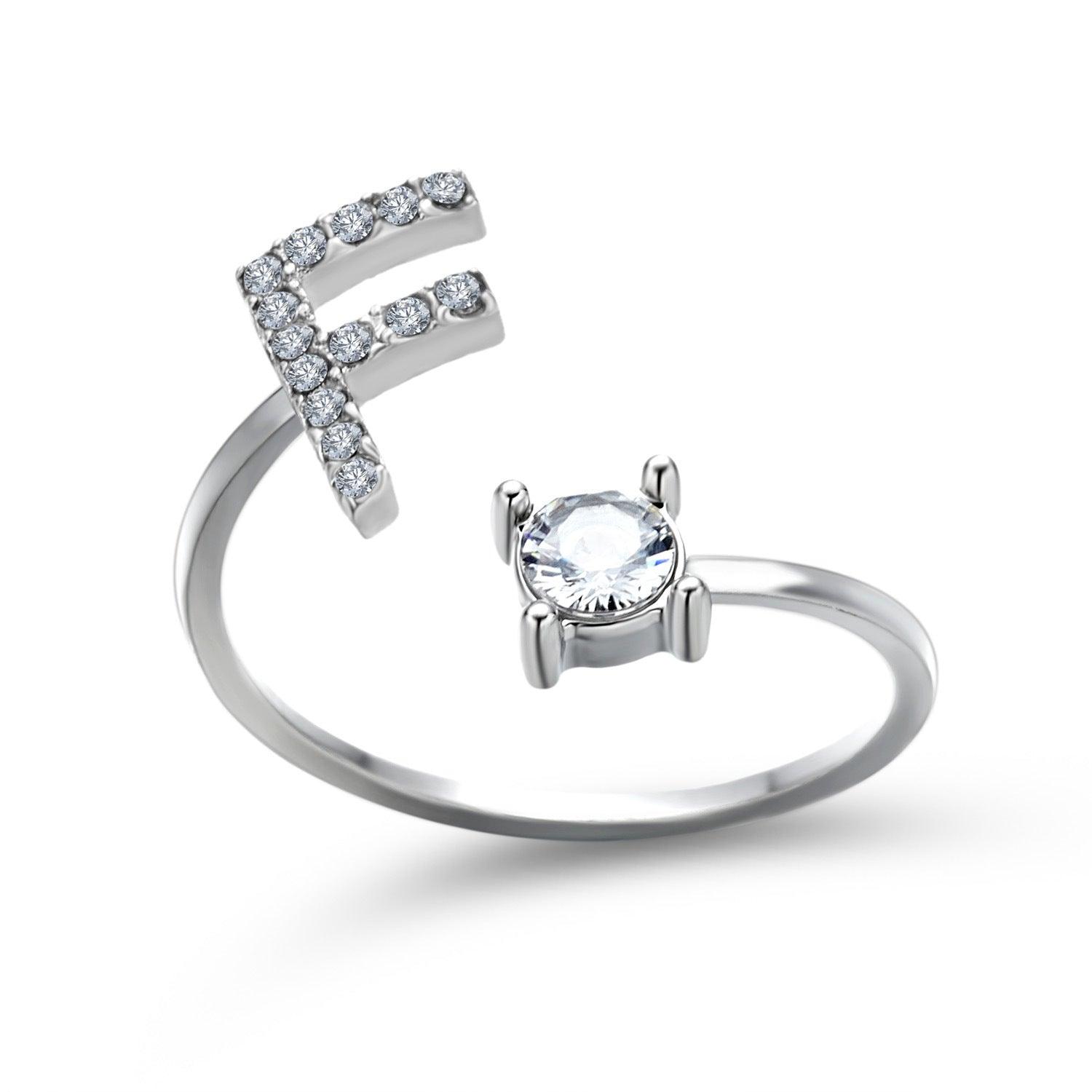 Sleek Letter Ring - Shopylife