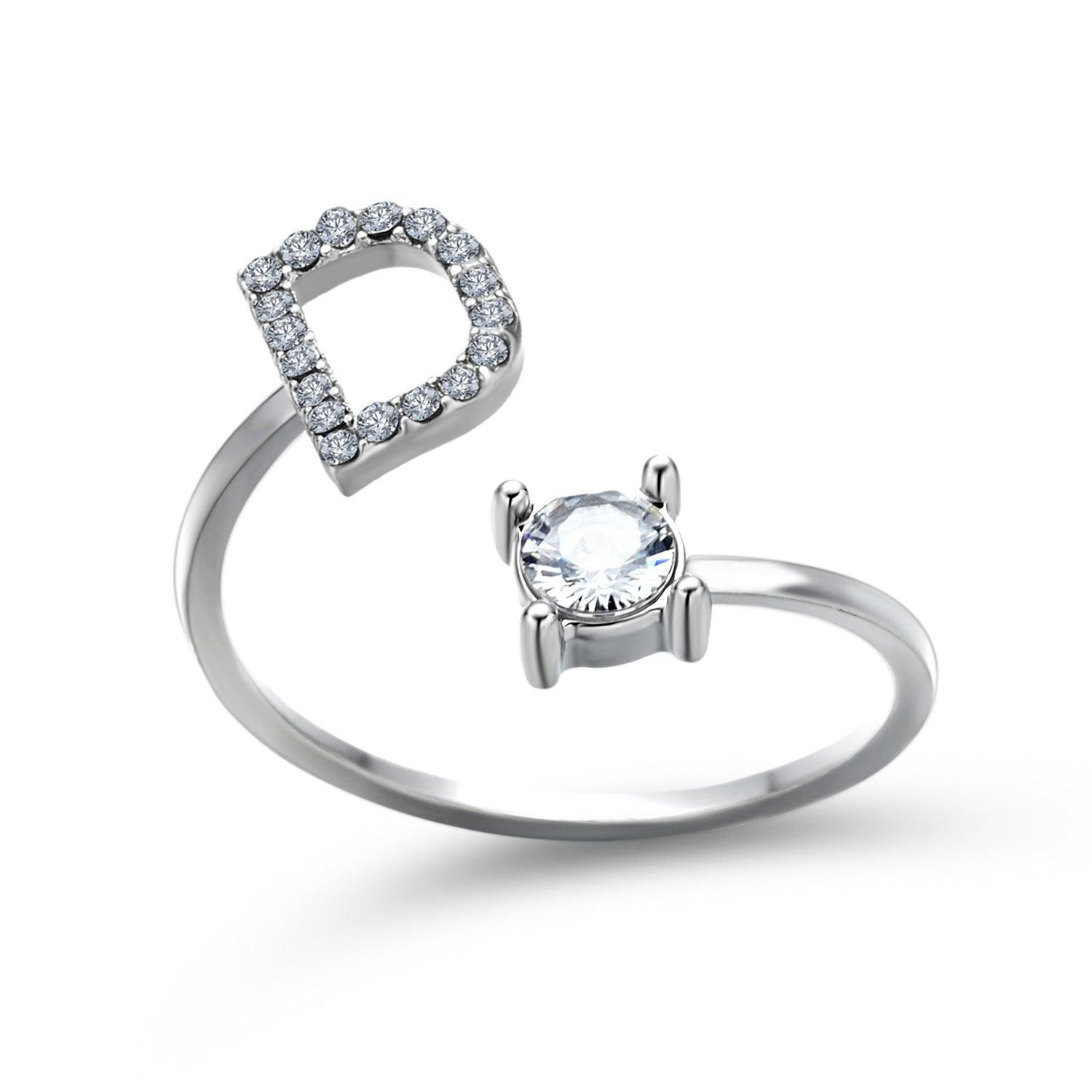 Sleek Letter Ring - Shopylife