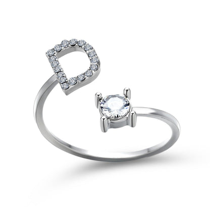 Sleek Letter Ring - Shopylife