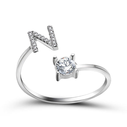 Sleek Letter Ring - Shopylife