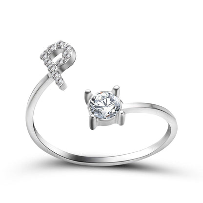 Sleek Letter Ring - Shopylife