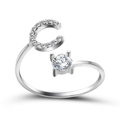 Sleek Letter Ring - Shopylife