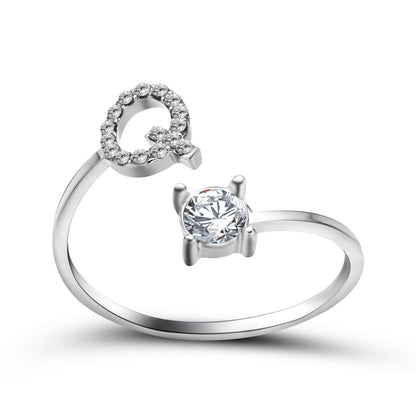 Sleek Letter Ring - Shopylife