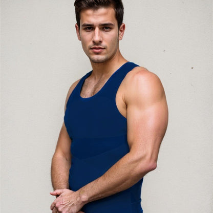 Fashion Personality Men's Breathable Mesh Tight Vest