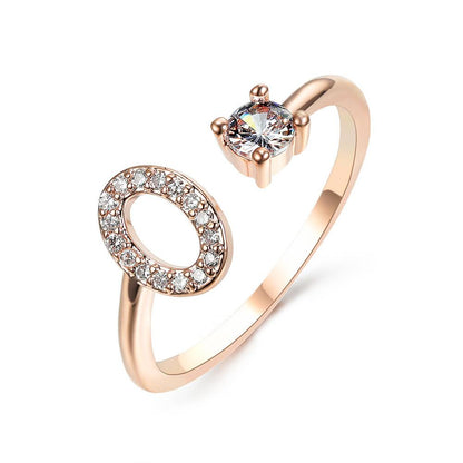 Sleek Letter Ring - Shopylife