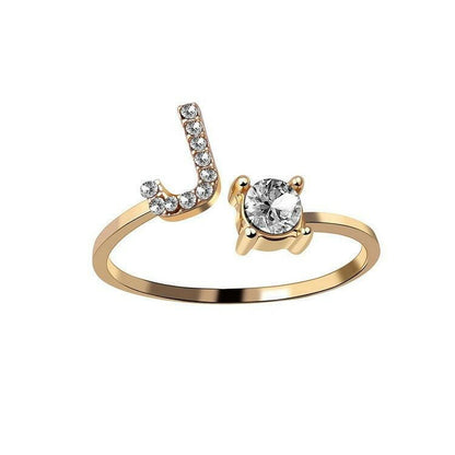 Sleek Letter Ring - Shopylife