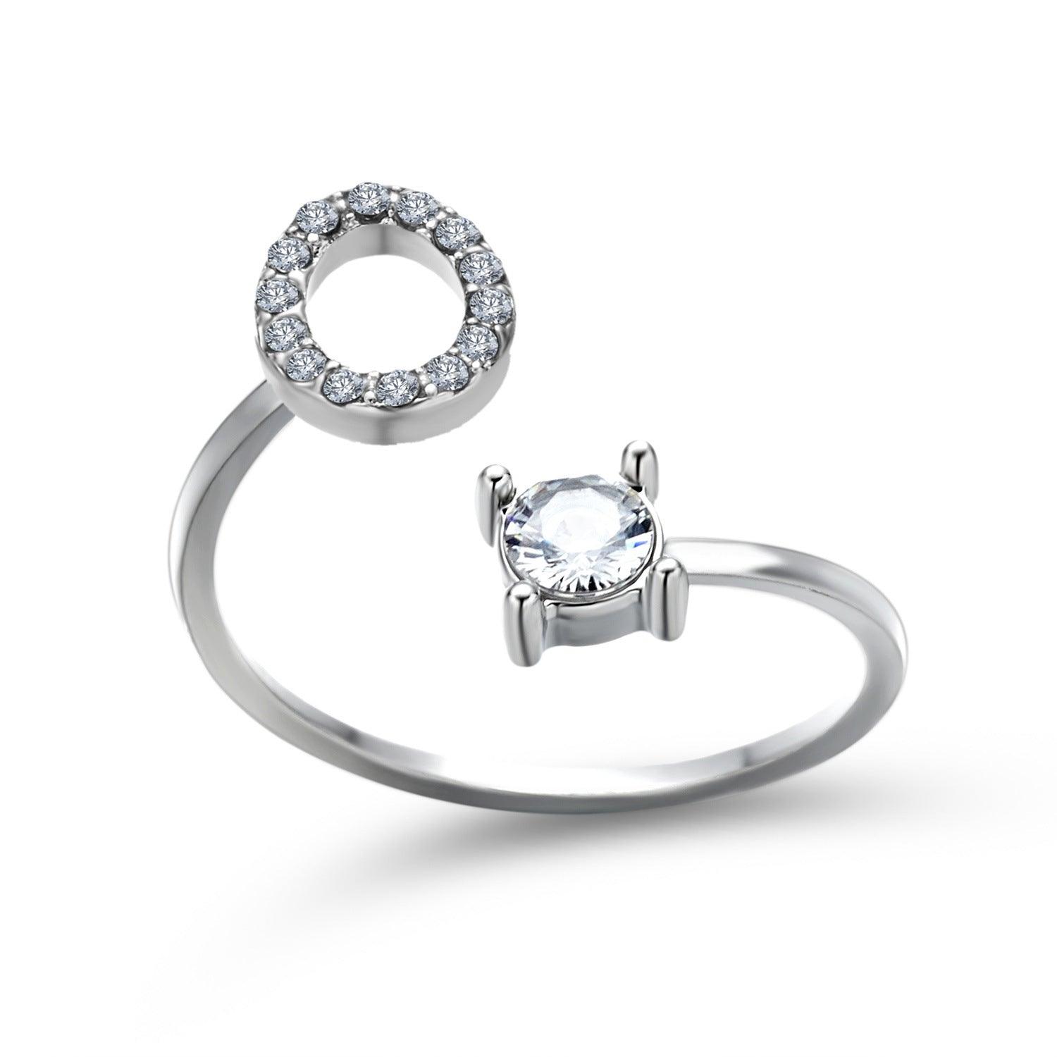 Sleek Letter Ring - Shopylife