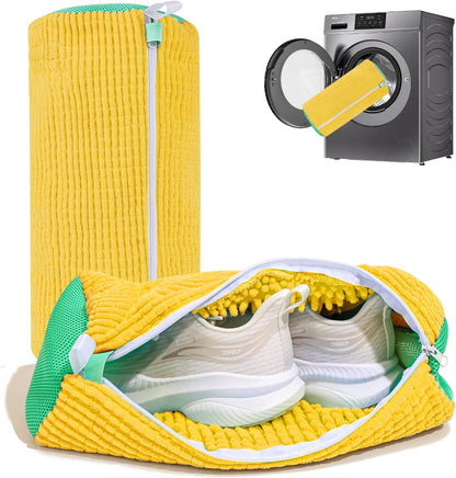 1PCS Washing Shoes Bag Cotton Laundry Fluffy Fibers Easily Remove Dirt Washing Bags Anti-Deformation Shoes Clothes Organizer Shopylife