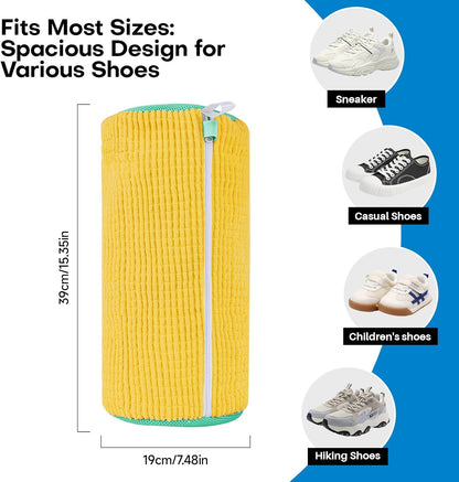 1PCS Washing Shoes Bag Cotton Laundry Fluffy Fibers Easily Remove Dirt Washing Bags Anti-Deformation Shoes Clothes Organizer Shopylife