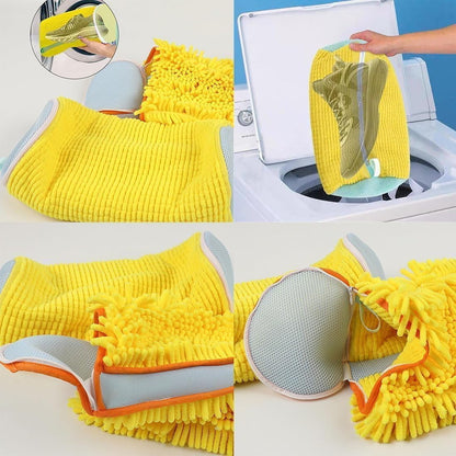 1PCS Washing Shoes Bag Cotton Laundry Fluffy Fibers Easily Remove Dirt Washing Bags Anti-Deformation Shoes Clothes Organizer Shopylife