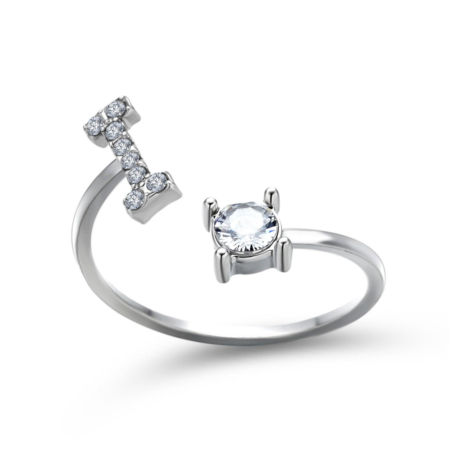 Sleek Letter Ring - Shopylife