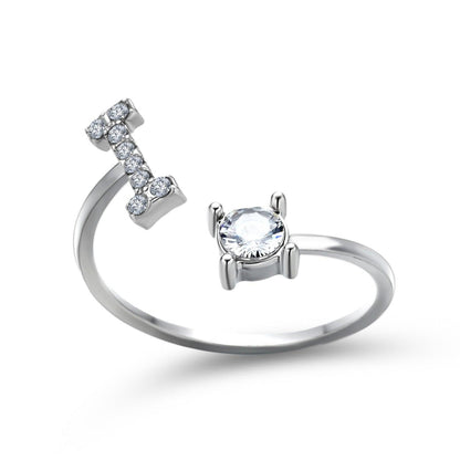 Sleek Letter Ring - Shopylife