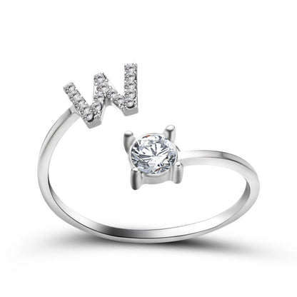 Sleek Letter Ring - Shopylife