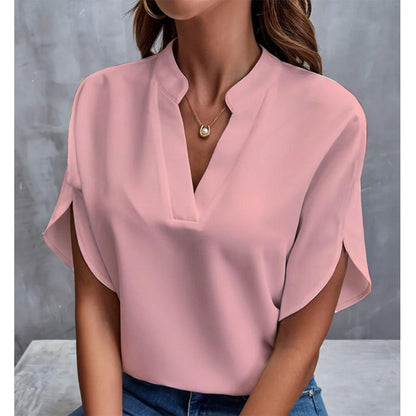 Chiffon V Top - Shopylife -   
