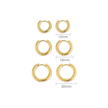 Classy RND Hoops Earrings - Shopylife -   