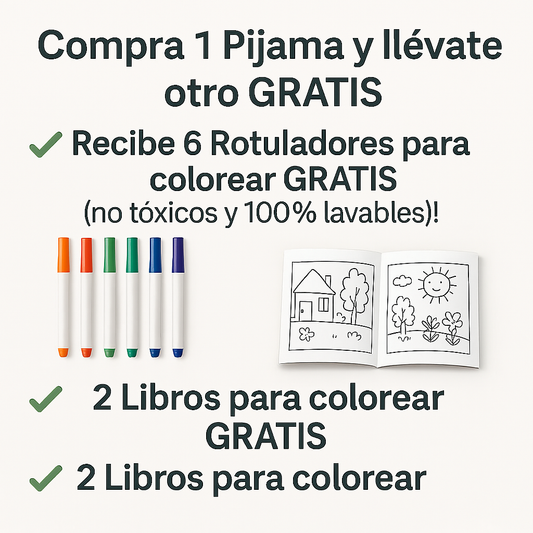 Buy 1 Creative Pajama Kit – Get 6 Washable Pens FREE!
