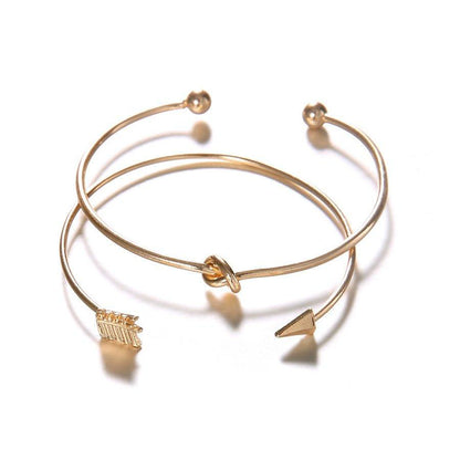 Cuff Arrow Knotted Bracelet - Shopylife -   