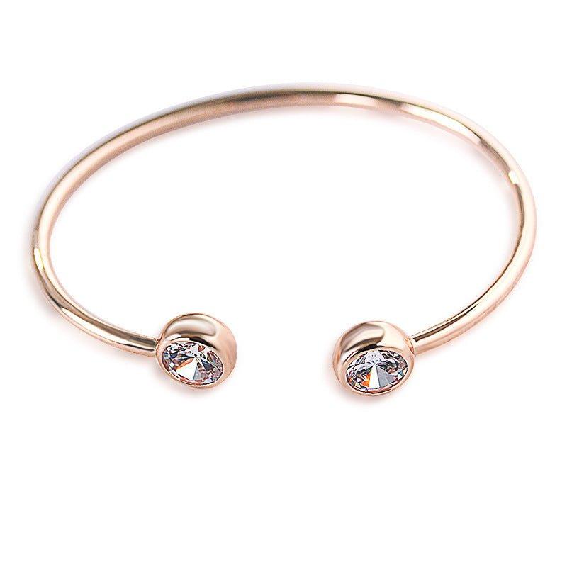 Inlaid Zircon Bracelet - Shopylife -   