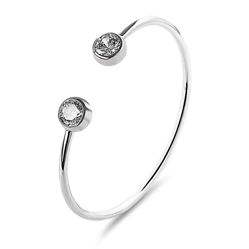 Inlaid Zircon Bracelet - Shopylife -   