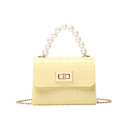 Luxe Pearl Jelly Handbag - Shopylife -   
