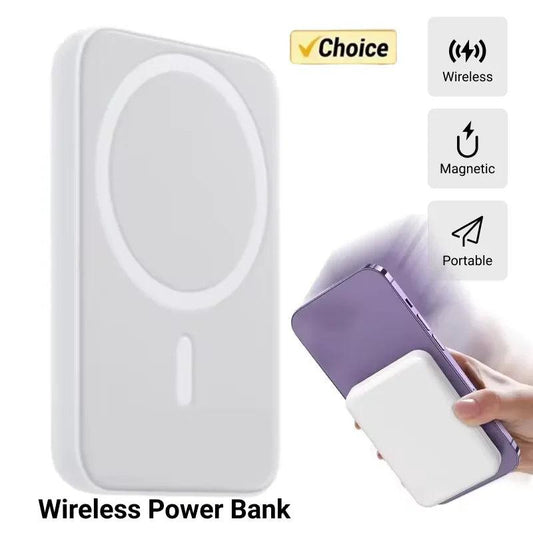 Magnetic Wireless Power Bank External Portable Battery Pack For iphone 11 13 12 14 15 Pro Max Mini Powerbank Moblie Phone Case - Shopylife -   