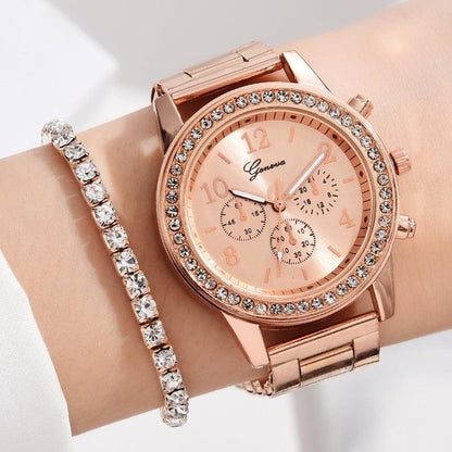 Montre Diamant Élégance - Shopylife -   
