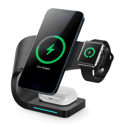 Multi-function Charging Stand Magnetic Wireless Charging 15W Fast Charging - Shopylife -   