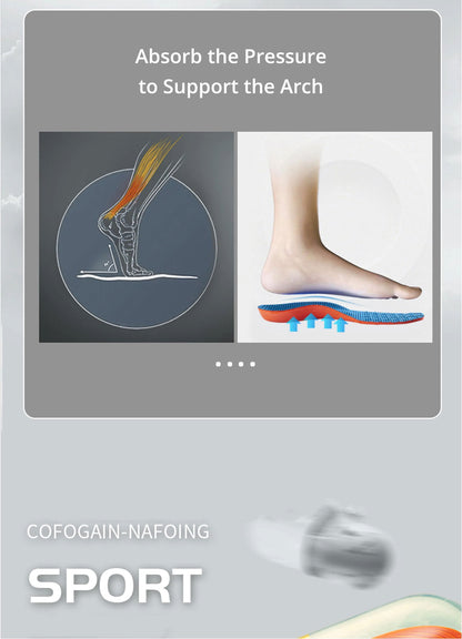 Orthopedic Sports Elasticity Insoles For Shoes Sole Unisex Technology Shock Absorption Breathable Running Insoles - Shopylife