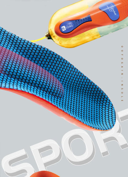 Orthopedic Sports Elasticity Insoles For Shoes Sole Unisex Technology Shock Absorption Breathable Running Insoles - Shopylife