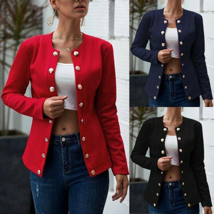 Tendy Double-Breasted Blazer.
