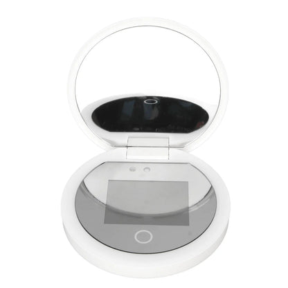 UV Mirror Sunscreen Testing Camera with Light 2X Magnification Travel Makeup 3.5in Pocket Size L - Shopylife