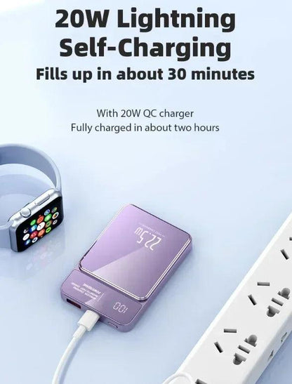 Xiaomi Power Bank 50000mAh Wireless Magnetic Power Bank Magsafe Super Fast Charging Suitable For IPhone Lenovo Samsung Huawei - Shopylife