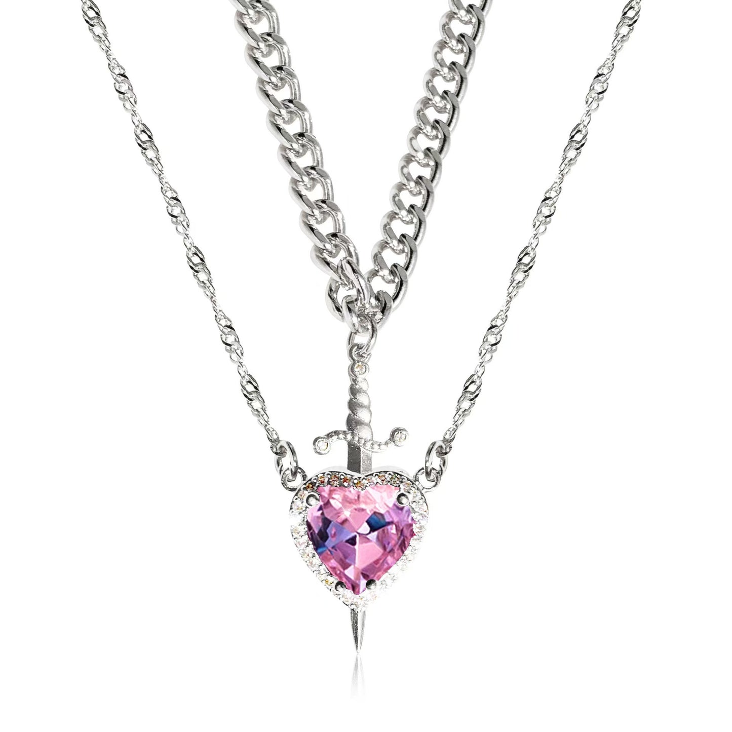 Gold Heart & Sword Necklace™ (Buy 1 Today and Get 1 FREE)