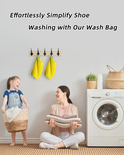 1PCS Washing Shoes Bag Cotton Laundry Fluffy Fibers Easily Remove Dirt Washing Bags Anti-Deformation Shoes Clothes Organizer Shopylife